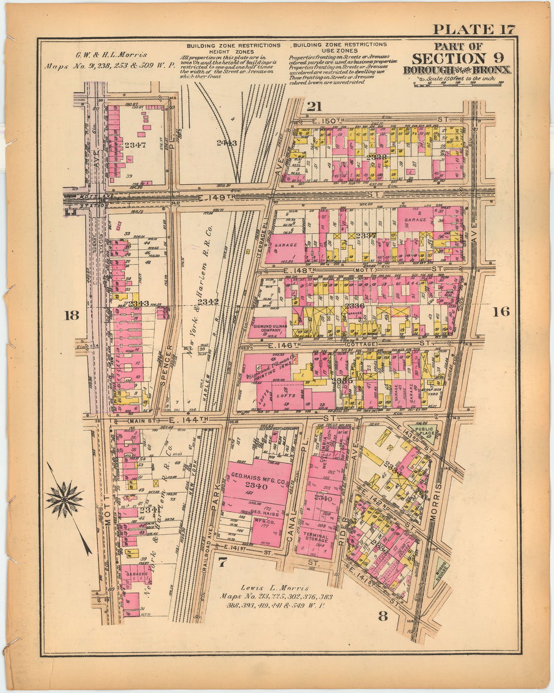 The Bronx, New York 1928 Plate 017