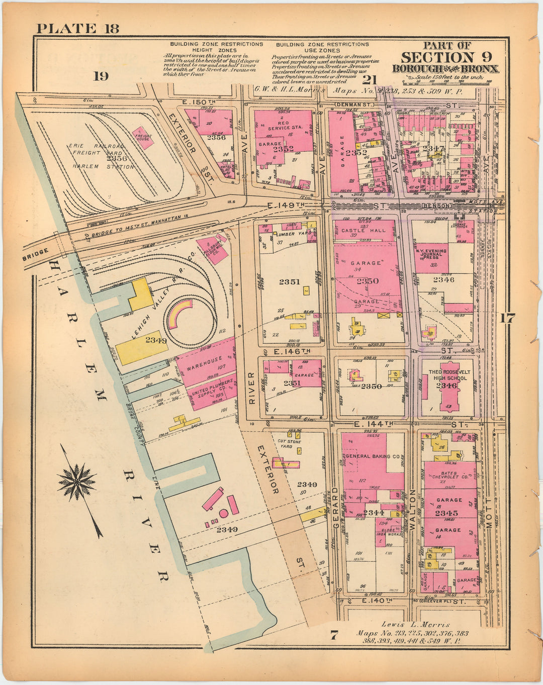 The Bronx, New York 1928 Plate 018