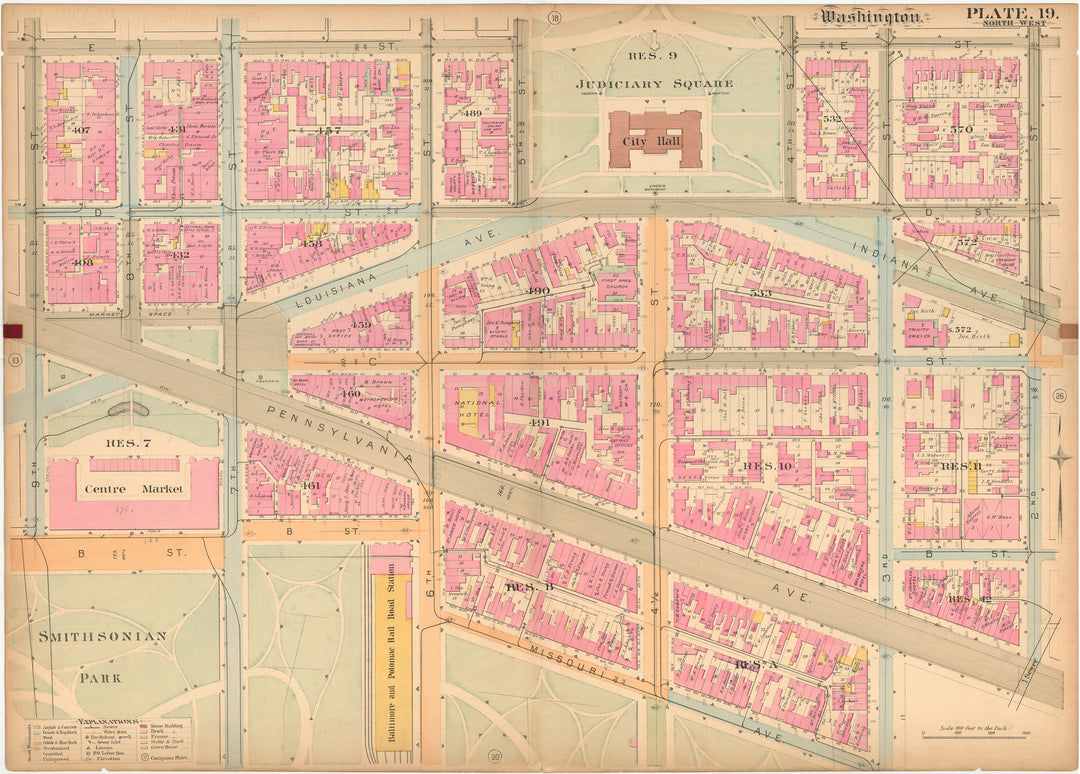 Washington, D.C. 1887 Plate 019