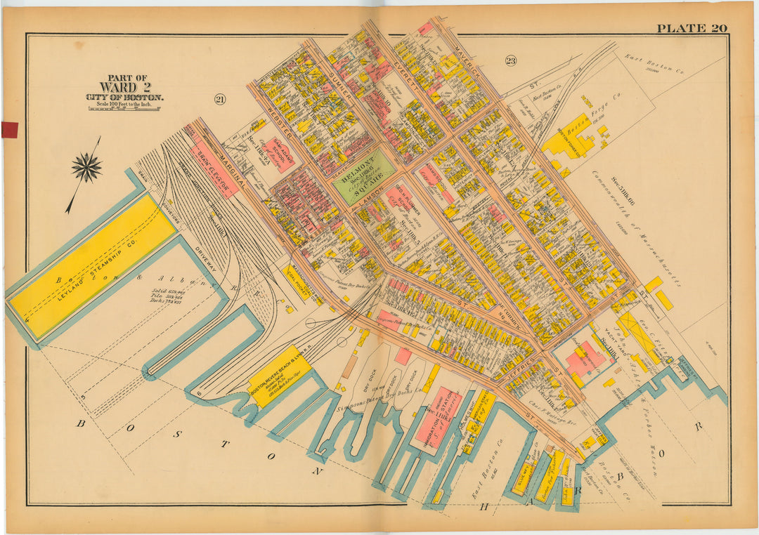 East Boston, Massachusetts 1922 Plate 020