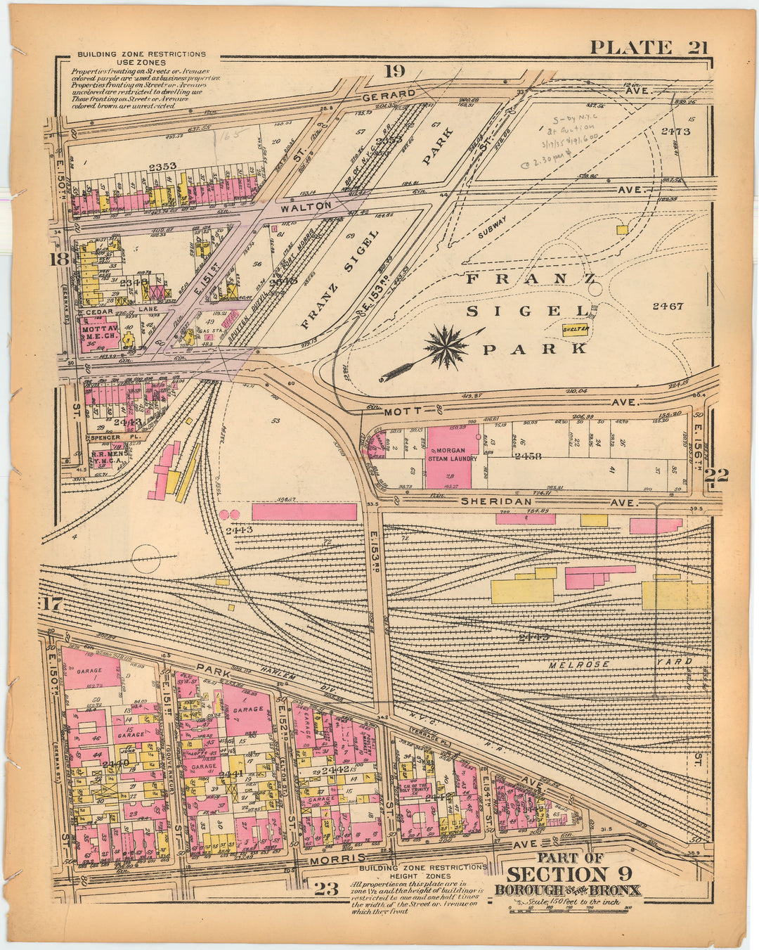 The Bronx, New York 1928 Plate 021