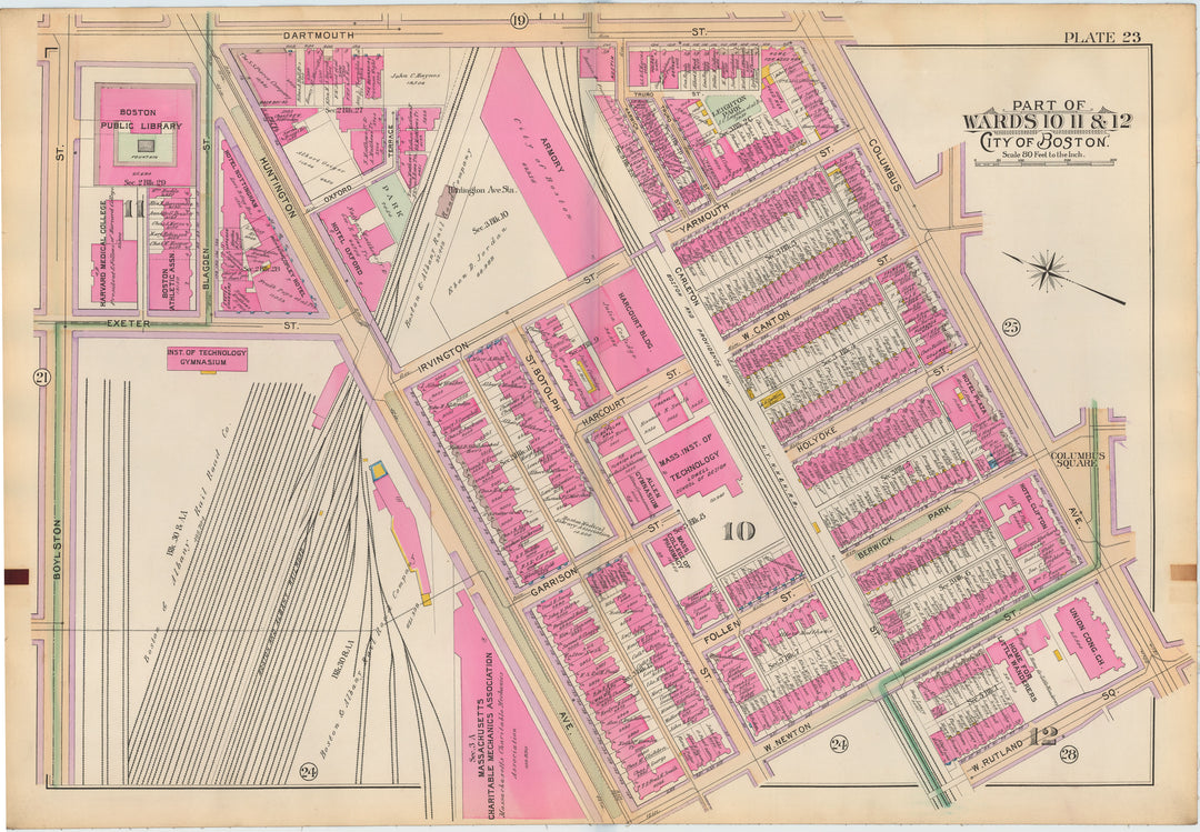 Boston, Massachusetts 1898 Plate 023