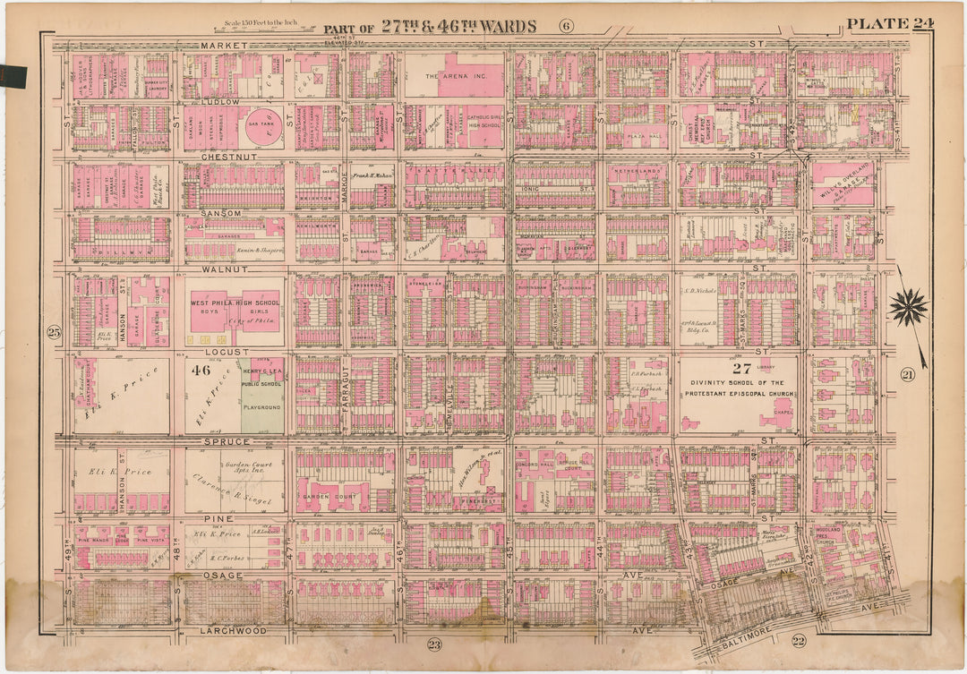 West Philadelphia 1927 Plate 024