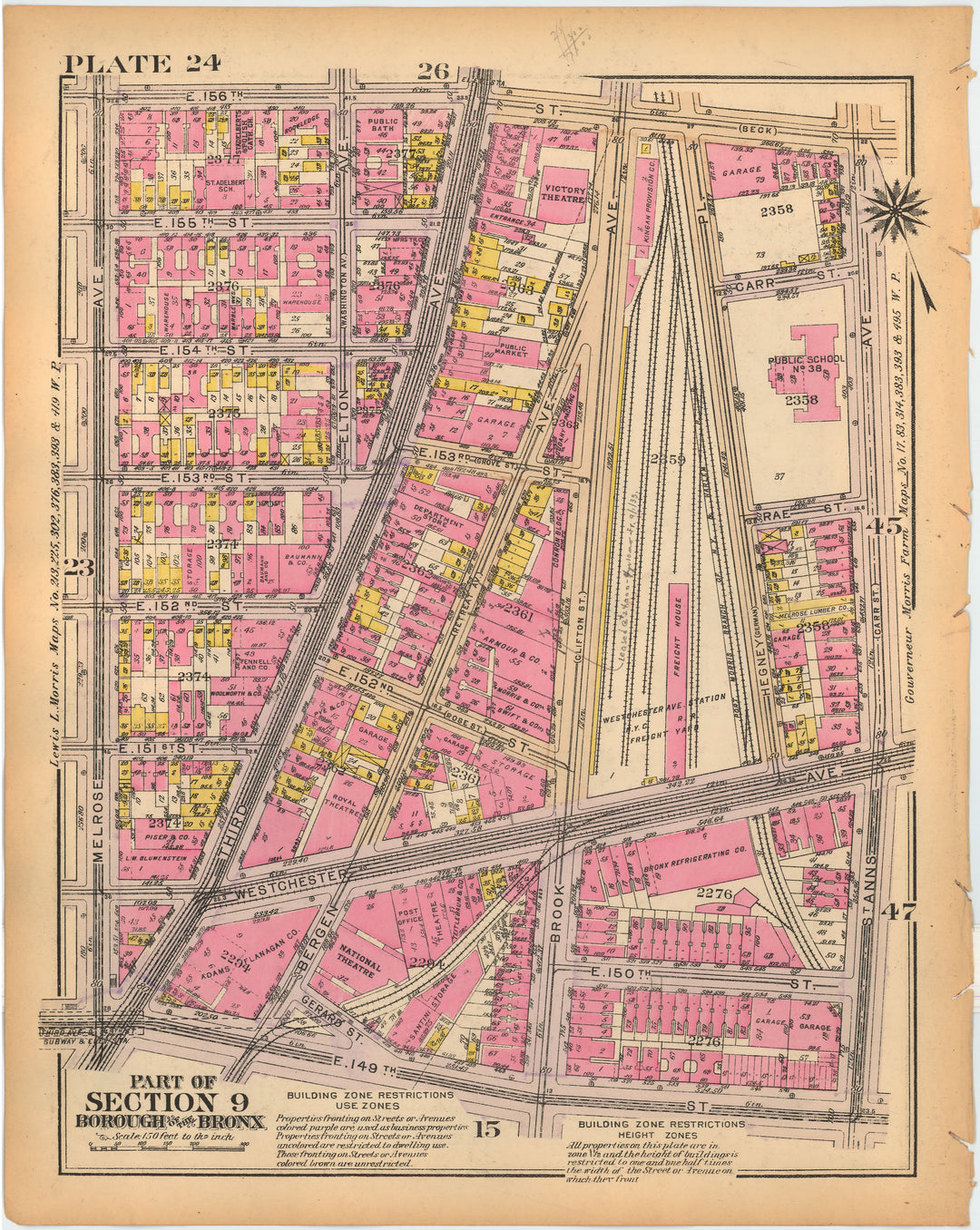 The Bronx, New York 1928 Plate 024