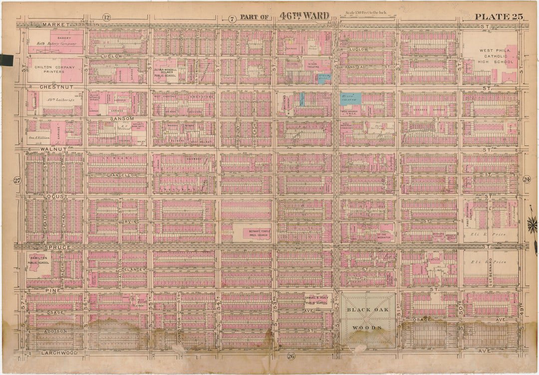 West Philadelphia 1927 Plate 025