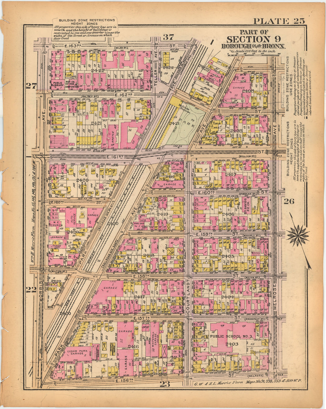 The Bronx, New York 1928 Plate 025