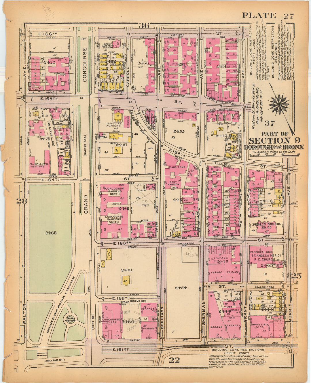 The Bronx, New York 1928 Plate 027