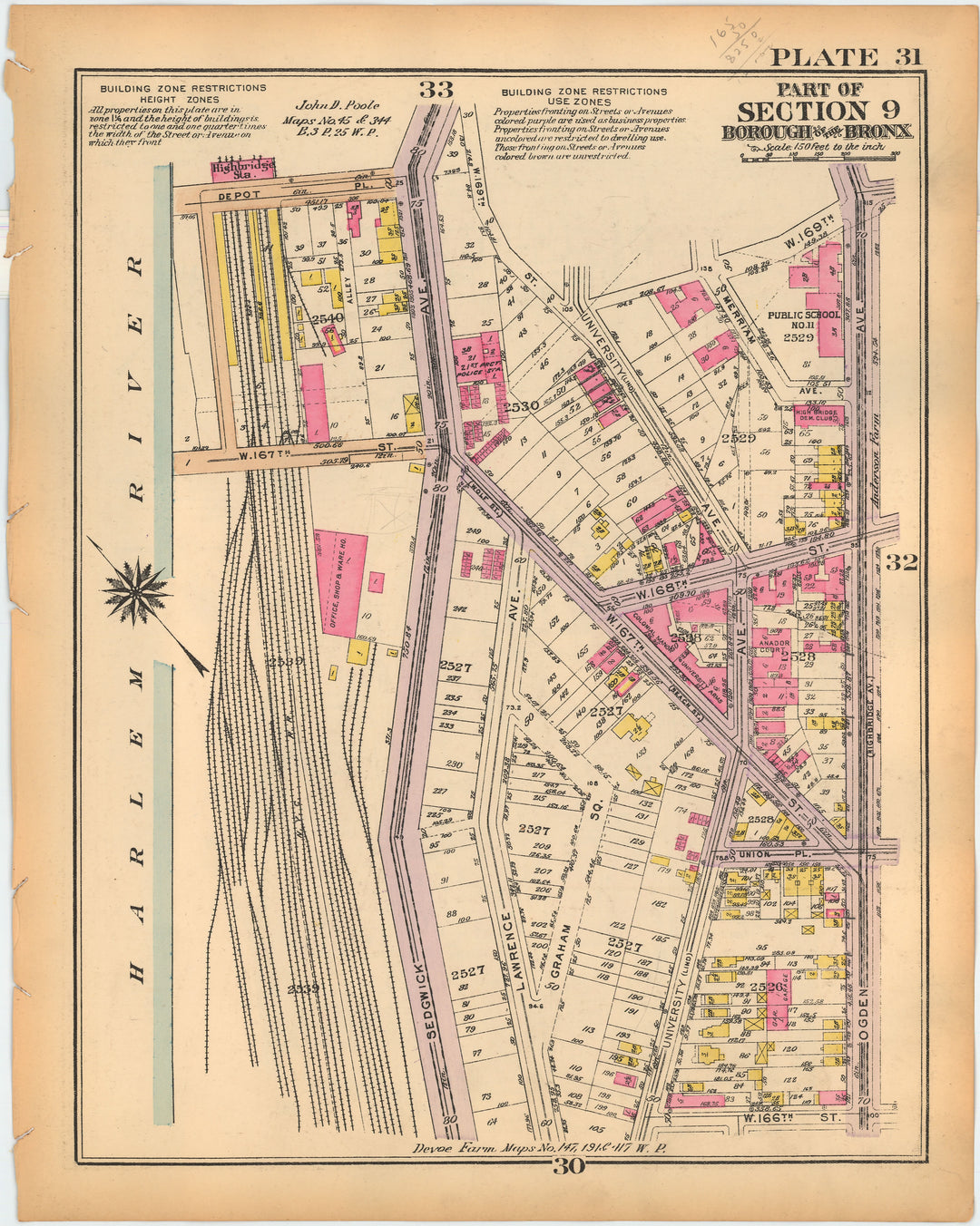 The Bronx, New York 1928 Plate 031