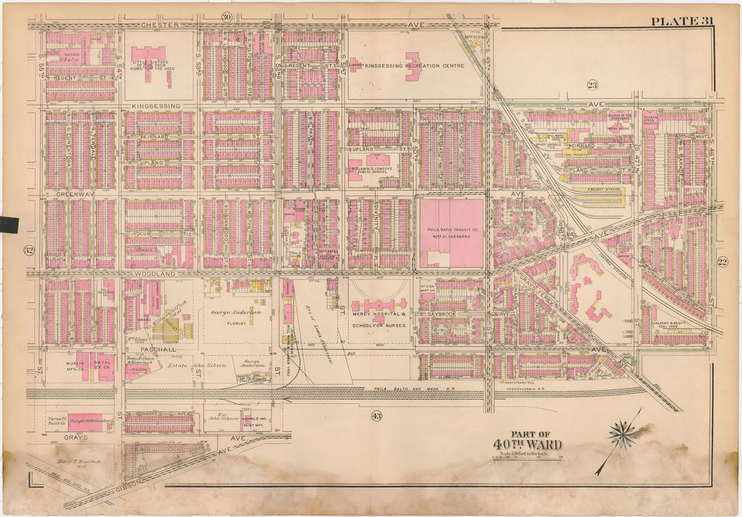 West Philadelphia 1927 Plate 031