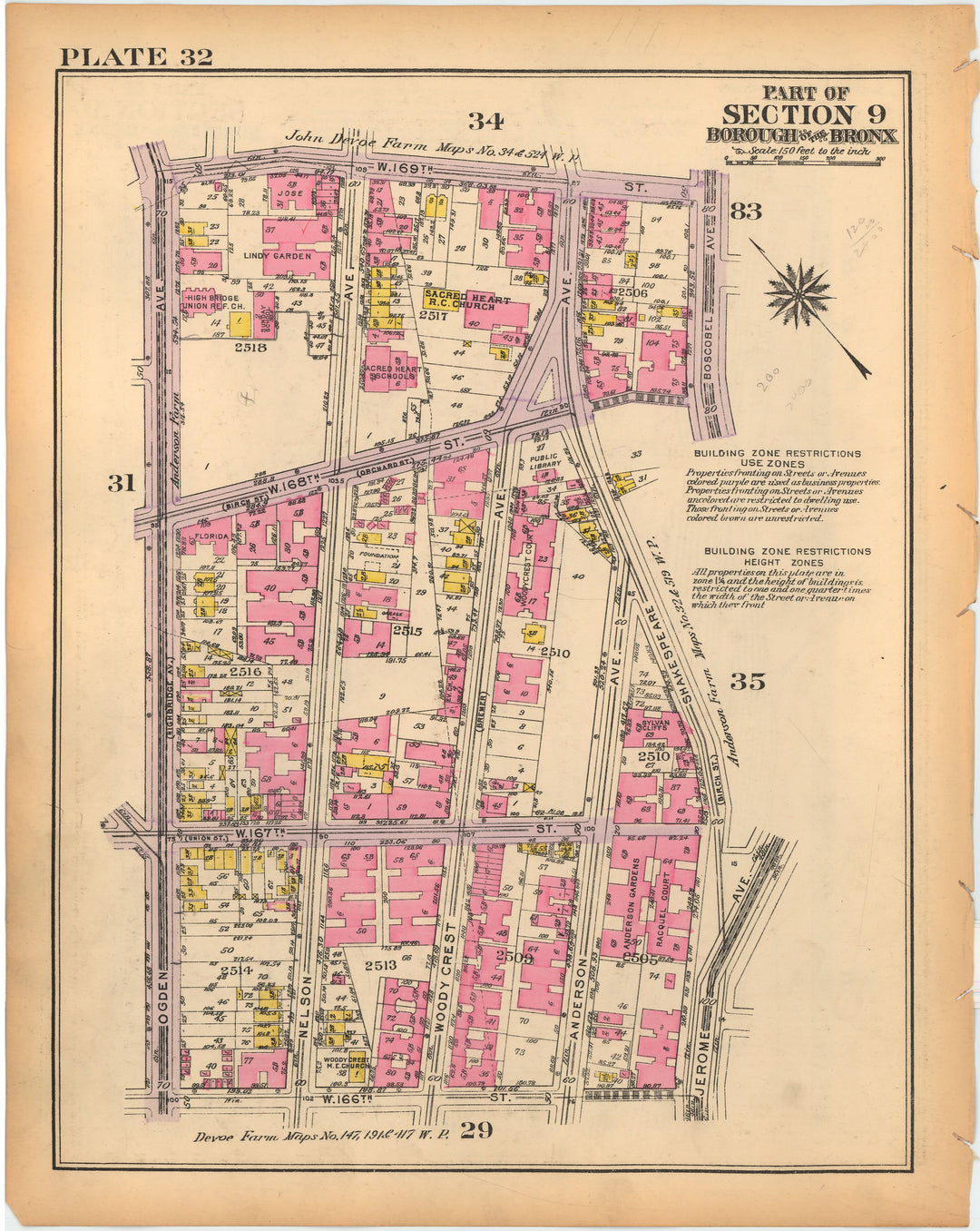 The Bronx, New York 1928 Plate 032