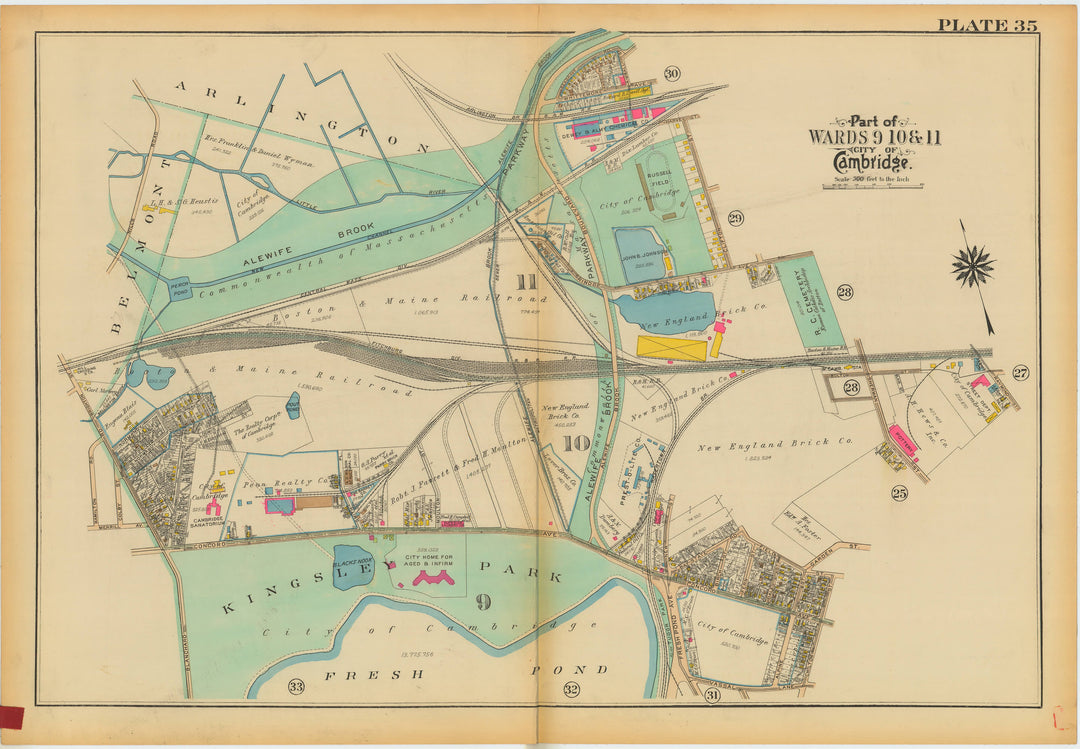 Cambridge, Massachusetts 1930 Plate 035