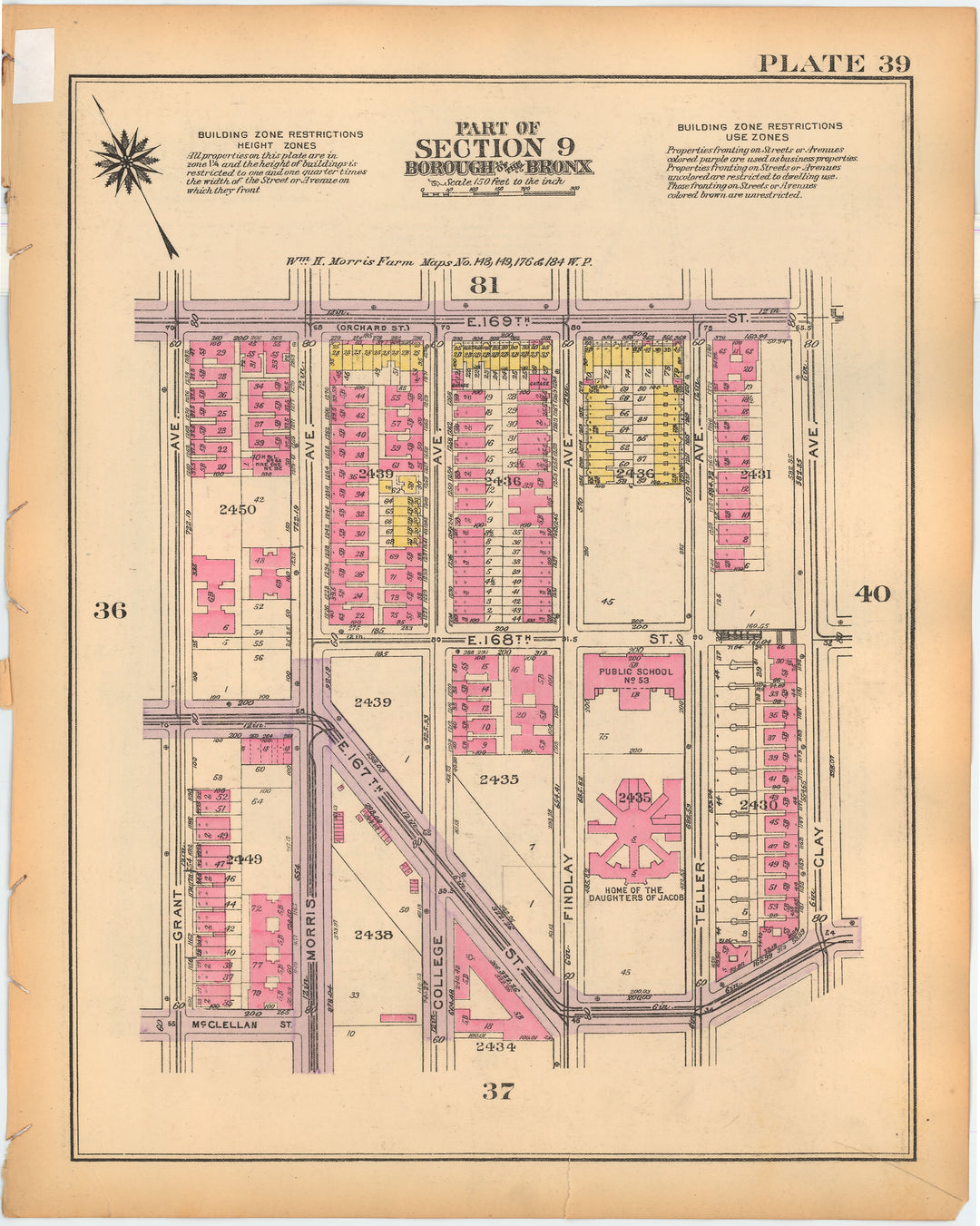 The Bronx, New York 1928 Plate 039