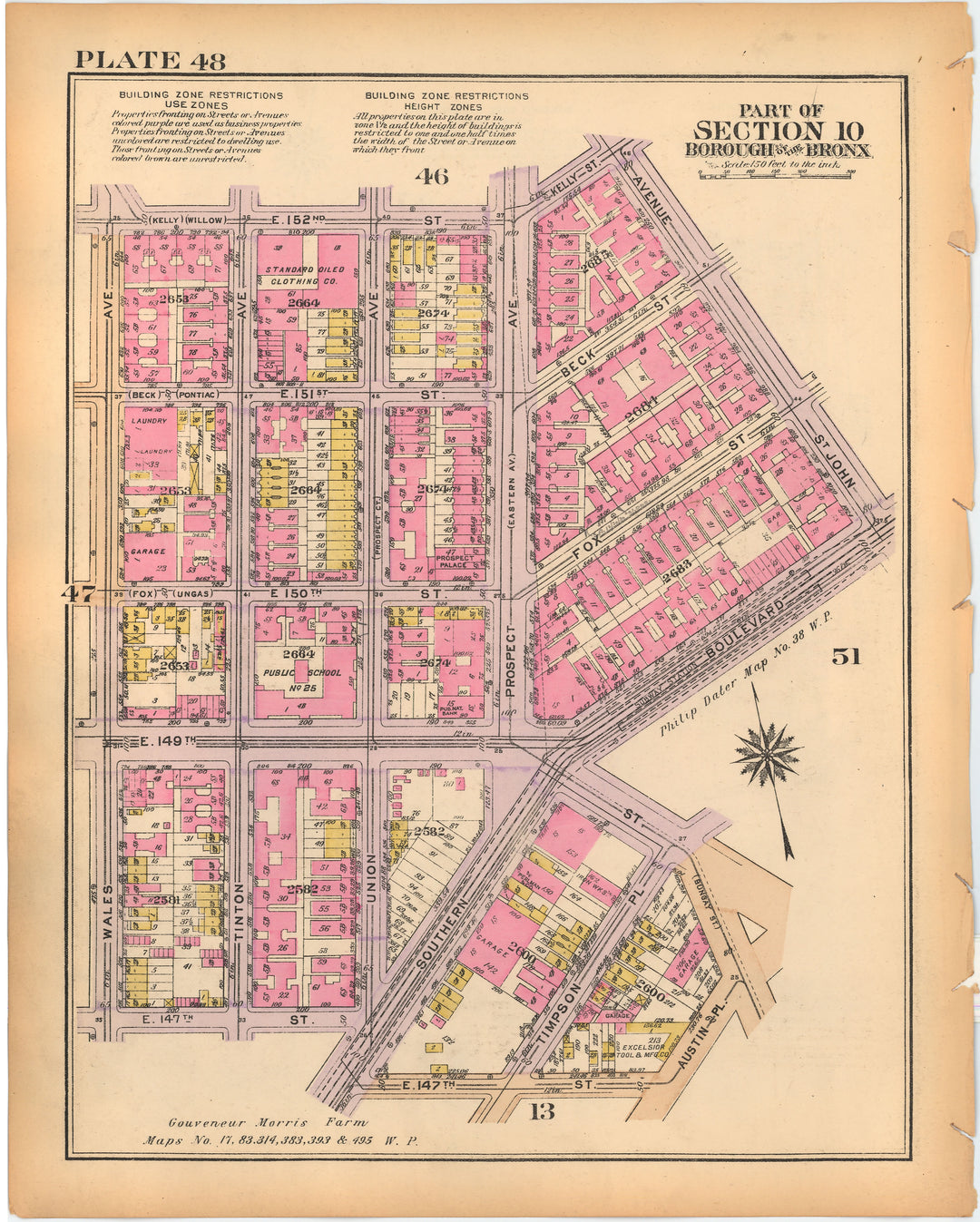 The Bronx, New York 1928 Plate 048