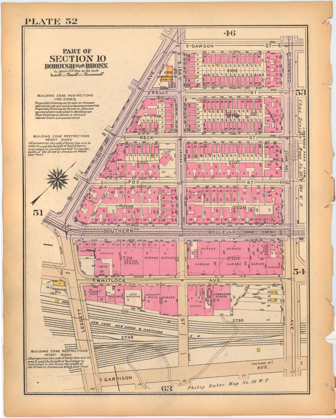 The Bronx, New York 1928 Plate 052