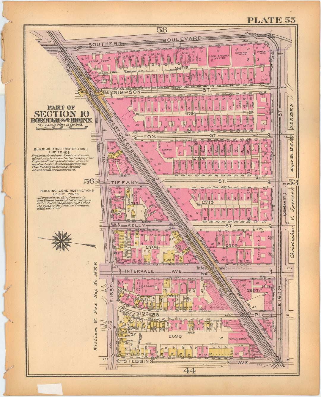 The Bronx, New York 1928 Plate 055