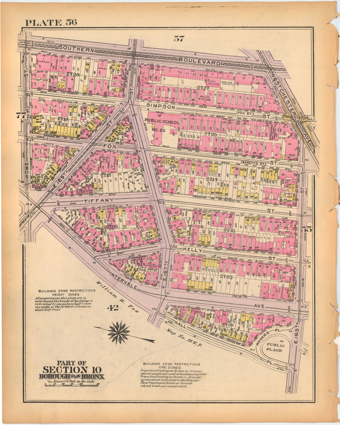 The Bronx, New York 1928 Plate 056