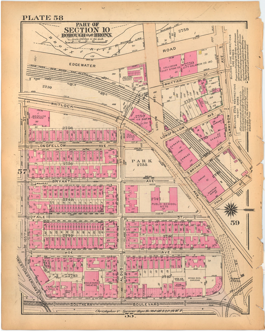 The Bronx, New York 1928 Plate 058