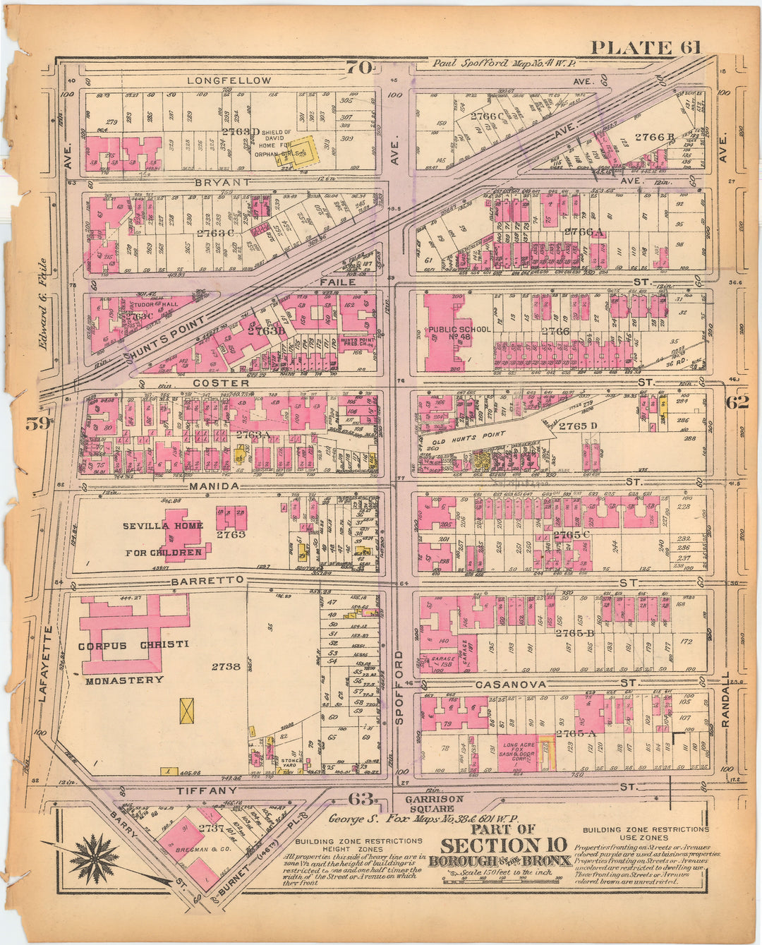 The Bronx, New York 1928 Plate 061