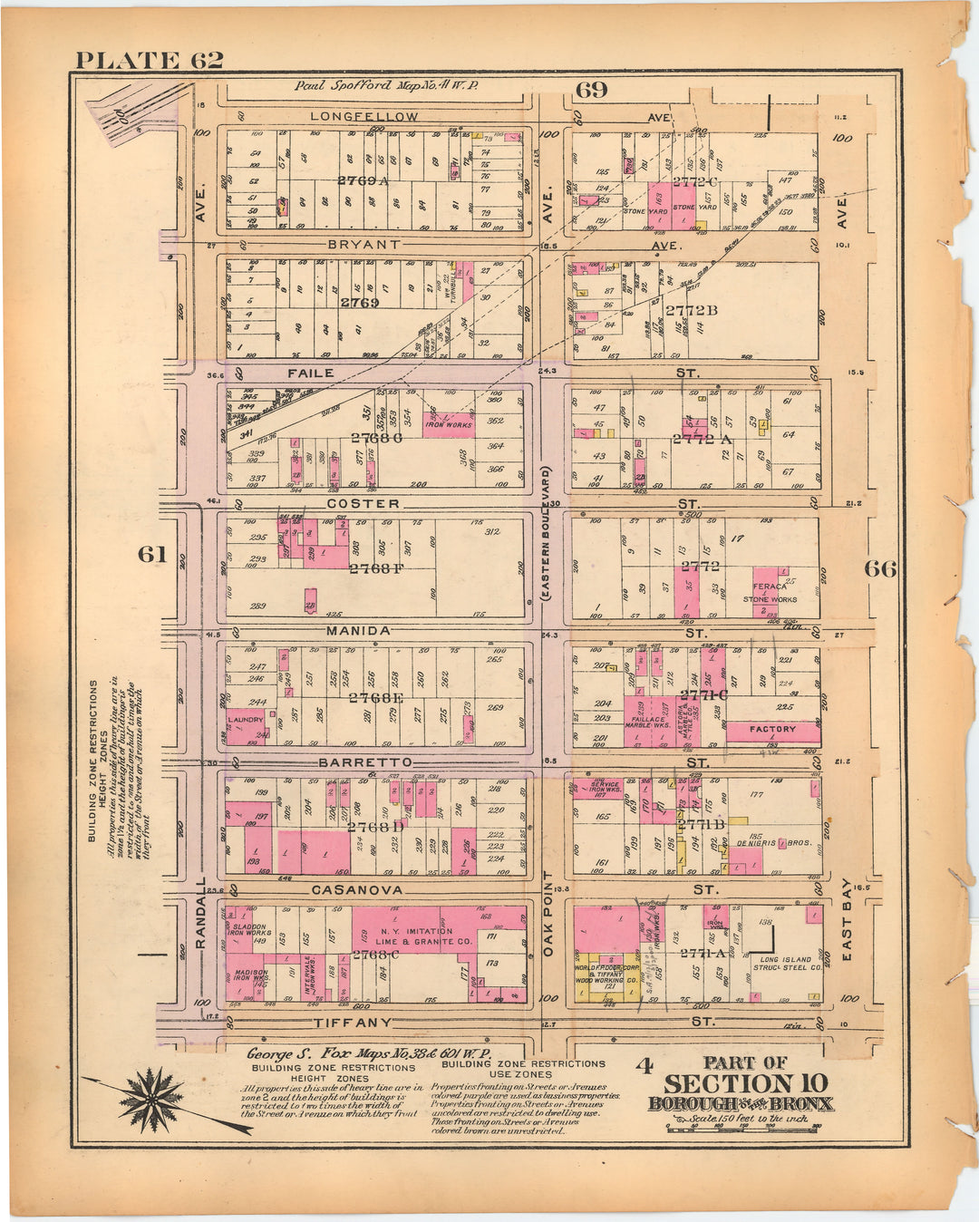 The Bronx, New York 1928 Plate 062