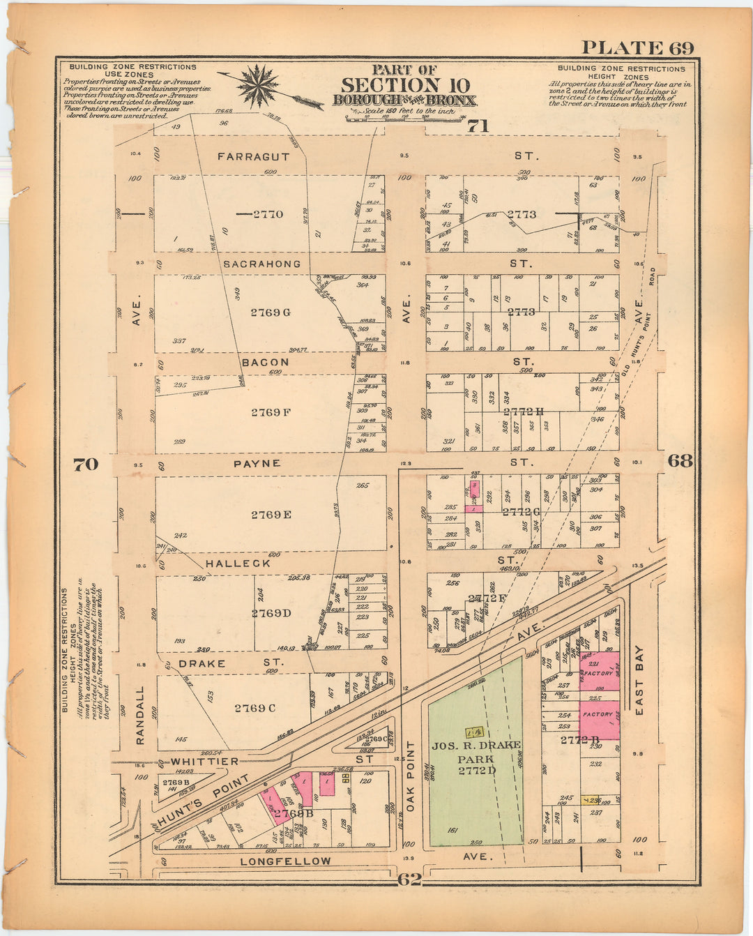 The Bronx, New York 1928 Plate 069