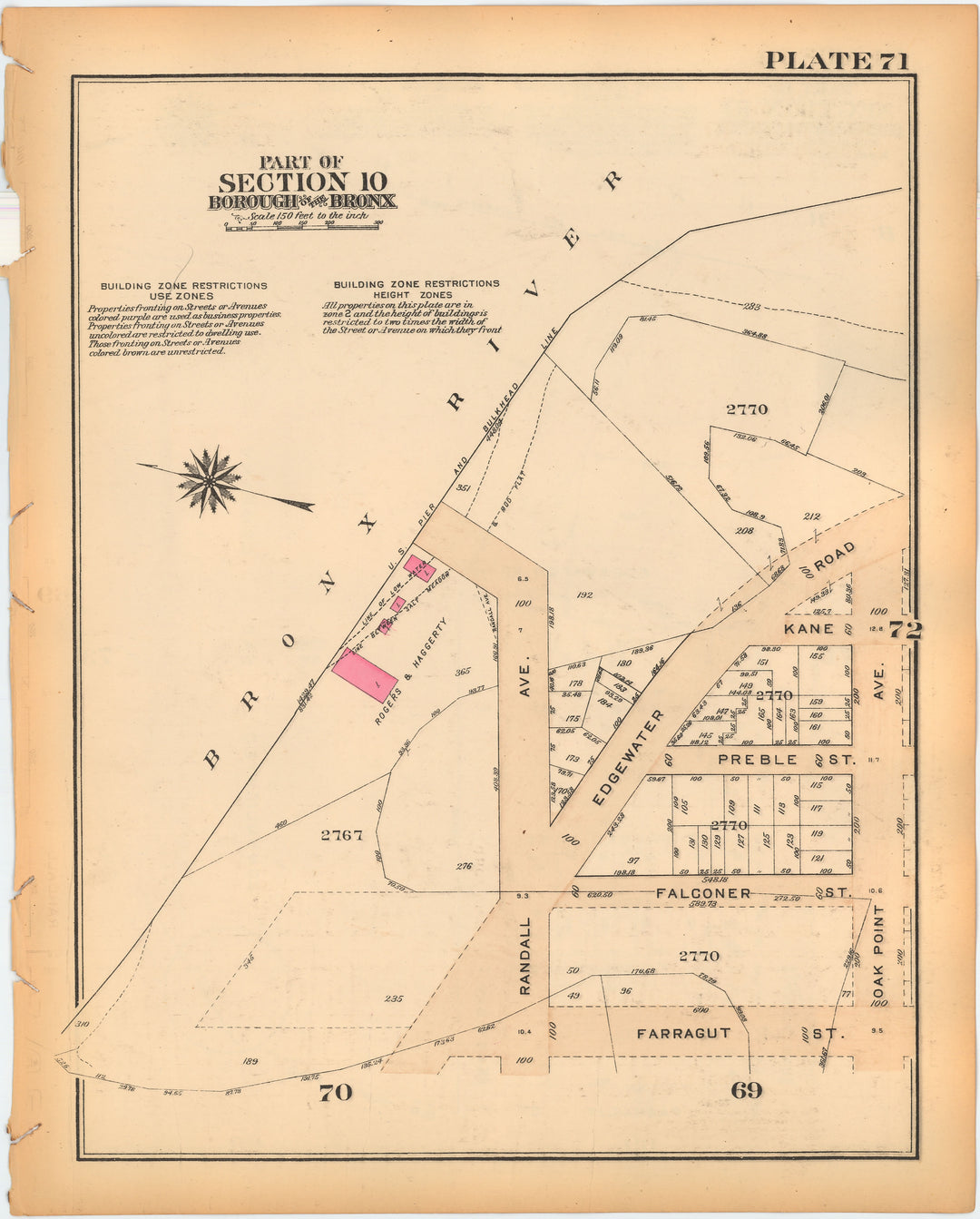 The Bronx, New York 1928 Plate 071