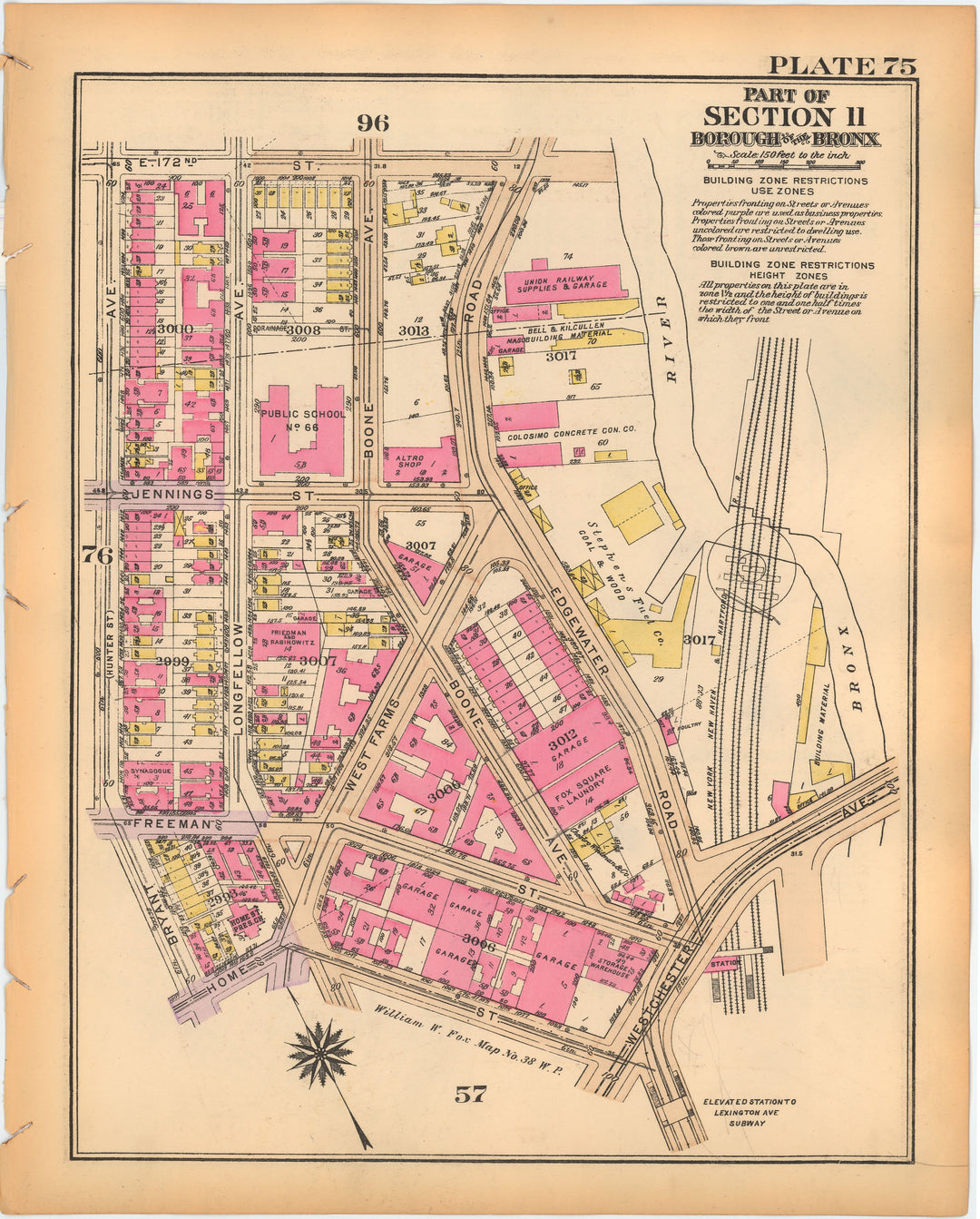 The Bronx, New York 1928 Plate 075