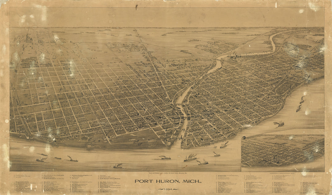 Port Huron, Michigan 1894