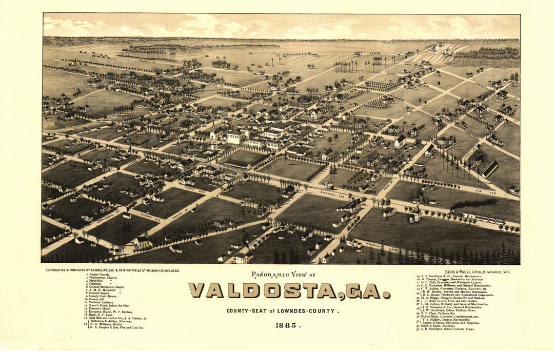 Valdosta, Georgia 1885
