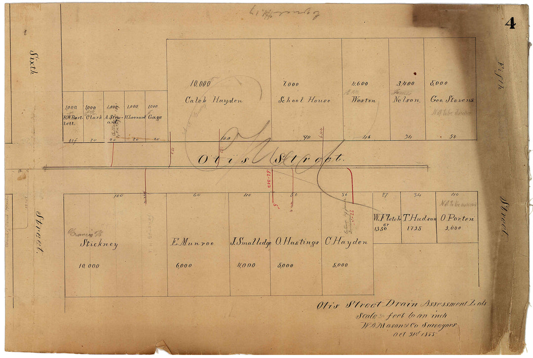 Cambridge, Massachusetts Sewers 02-04: Otis Street Oct. 31, 1855
