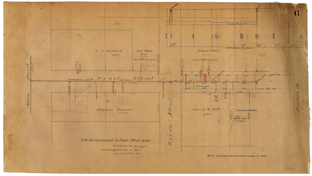 Cambridge, Massachusetts Sewers 02-06: Pearl Street Nov. 26, 1856