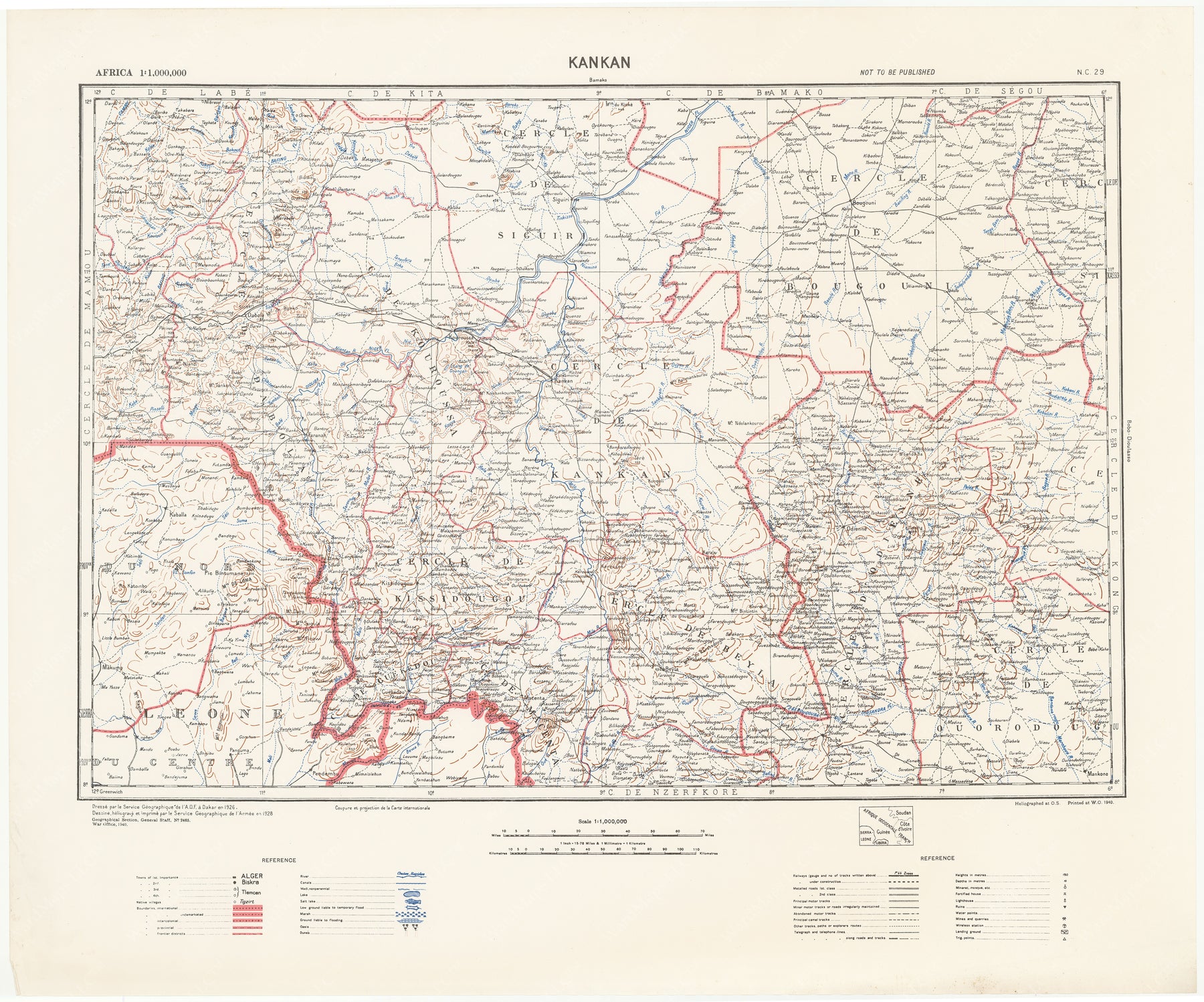 Guinea: Kankan Region 1940 – WardMaps LLC