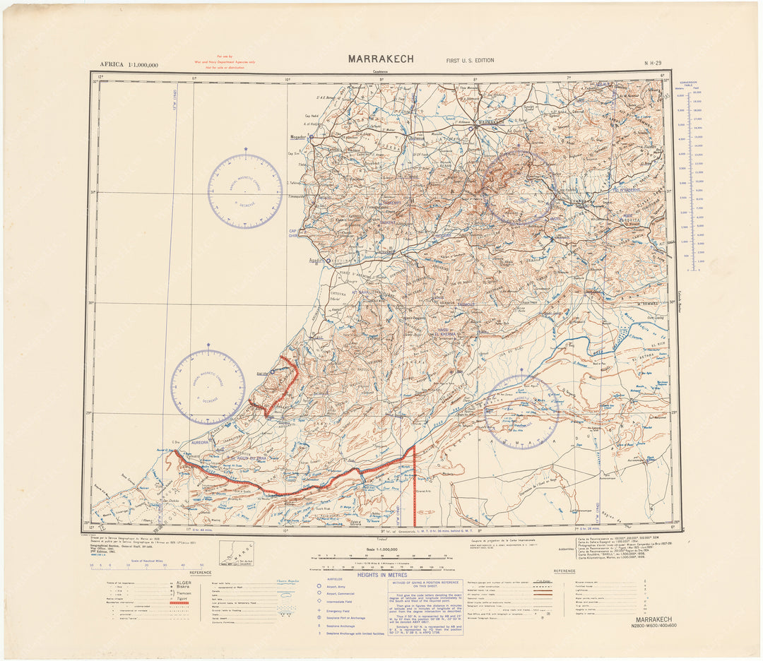 Morocco: Marrakesh Region 1942