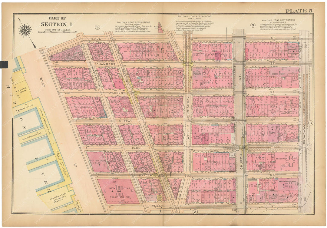 Manhattan, New York 1922 Vol. 1: Plate 005
