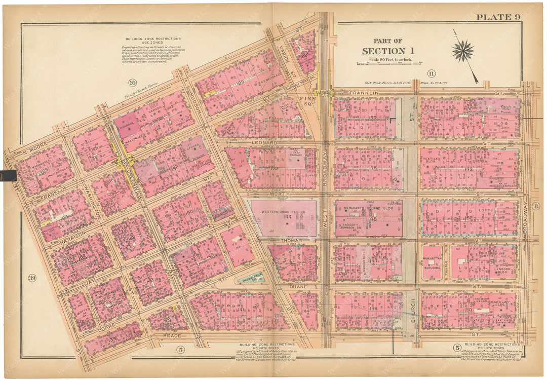 Manhattan, New York 1922 Vol. 1: Plate 009