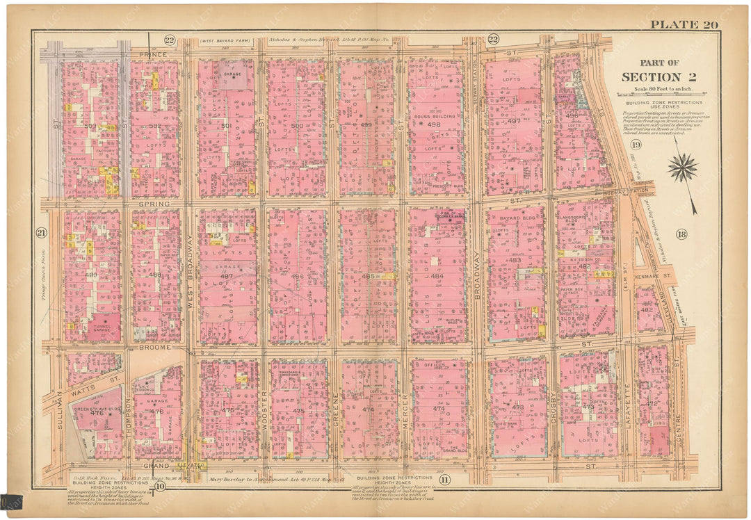 Manhattan, New York 1922 Vol. 1: Plate 020