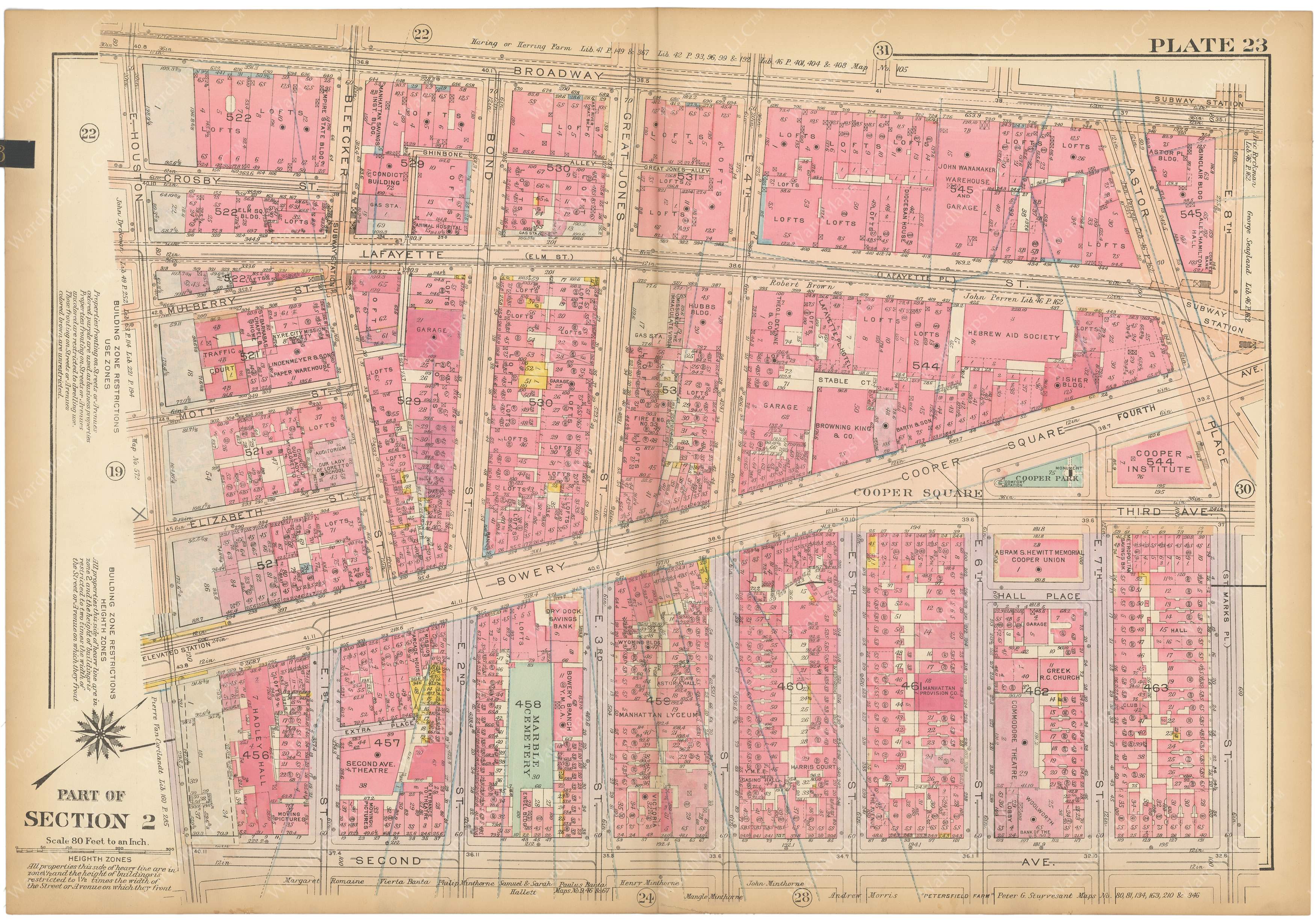 Manhattan, New York 1922 Vol. 1: Plate 023 – WardMaps LLC