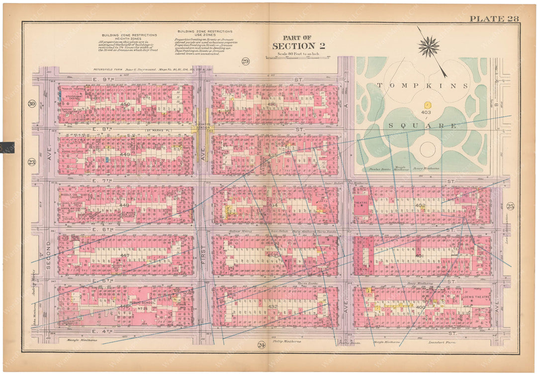 Manhattan, New York 1922 Vol. 1: Plate 028
