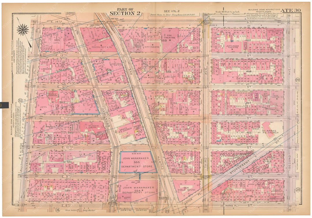 Manhattan, New York 1922 Vol. 1: Plate 030