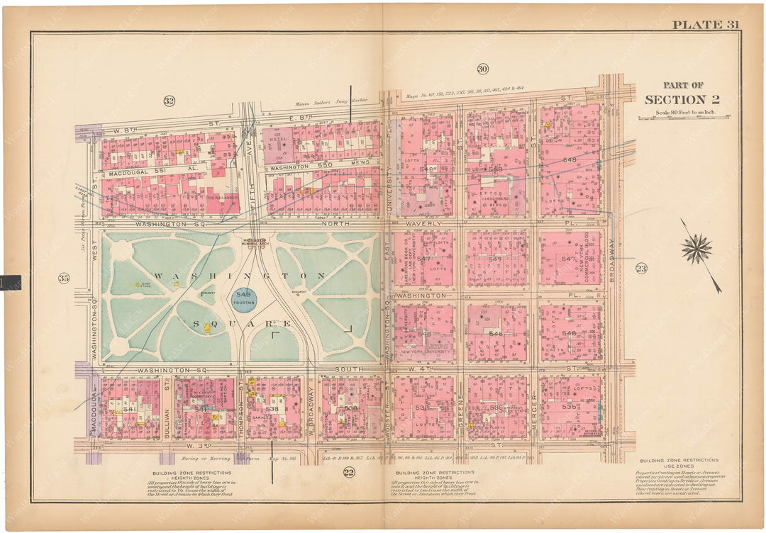 Manhattan, New York 1922 Vol. 1: Plate 031