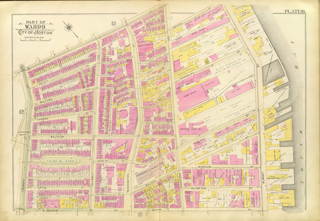 Boston, Massachusetts 1895 Plate 016