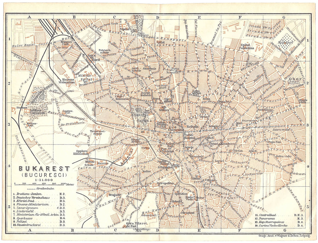 Bucharest, Romania 1905