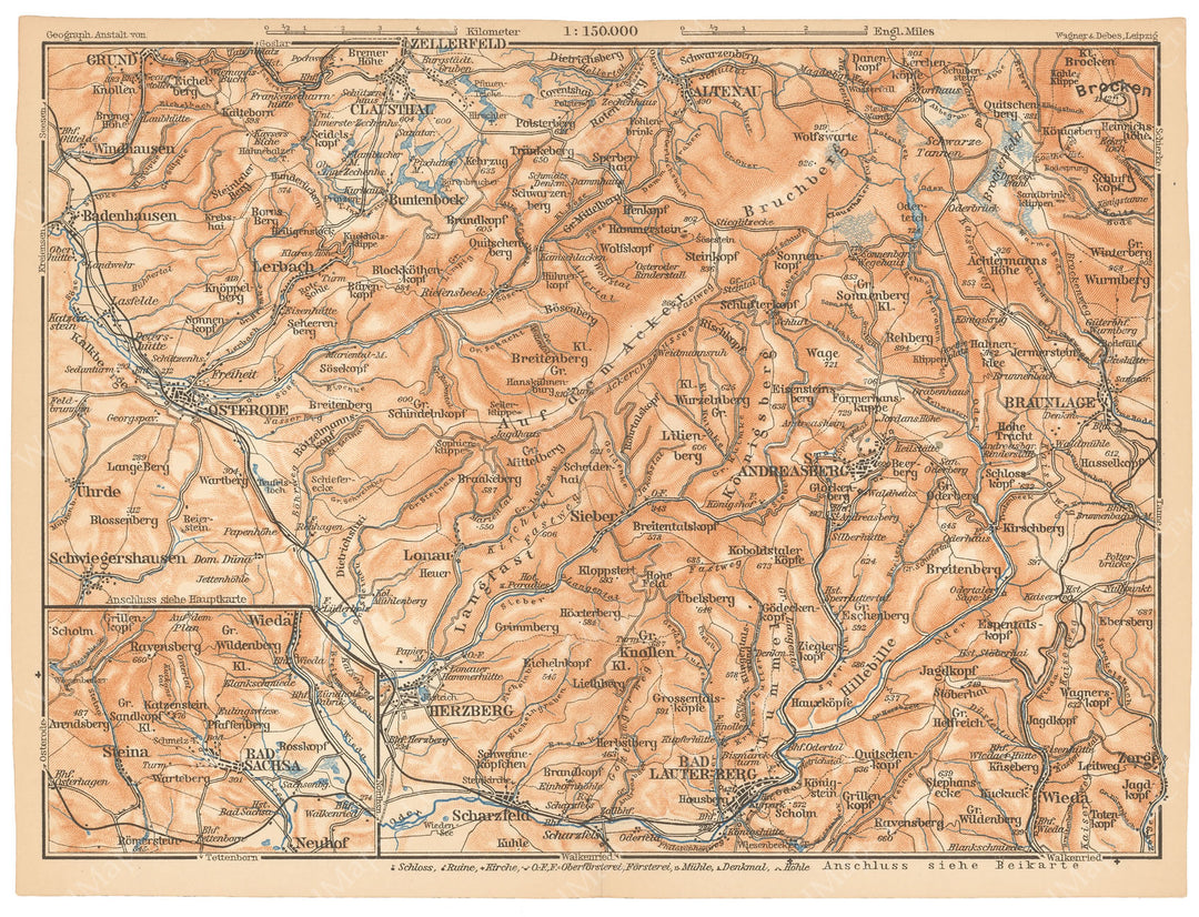 Harz National Park Region, Germany 1913