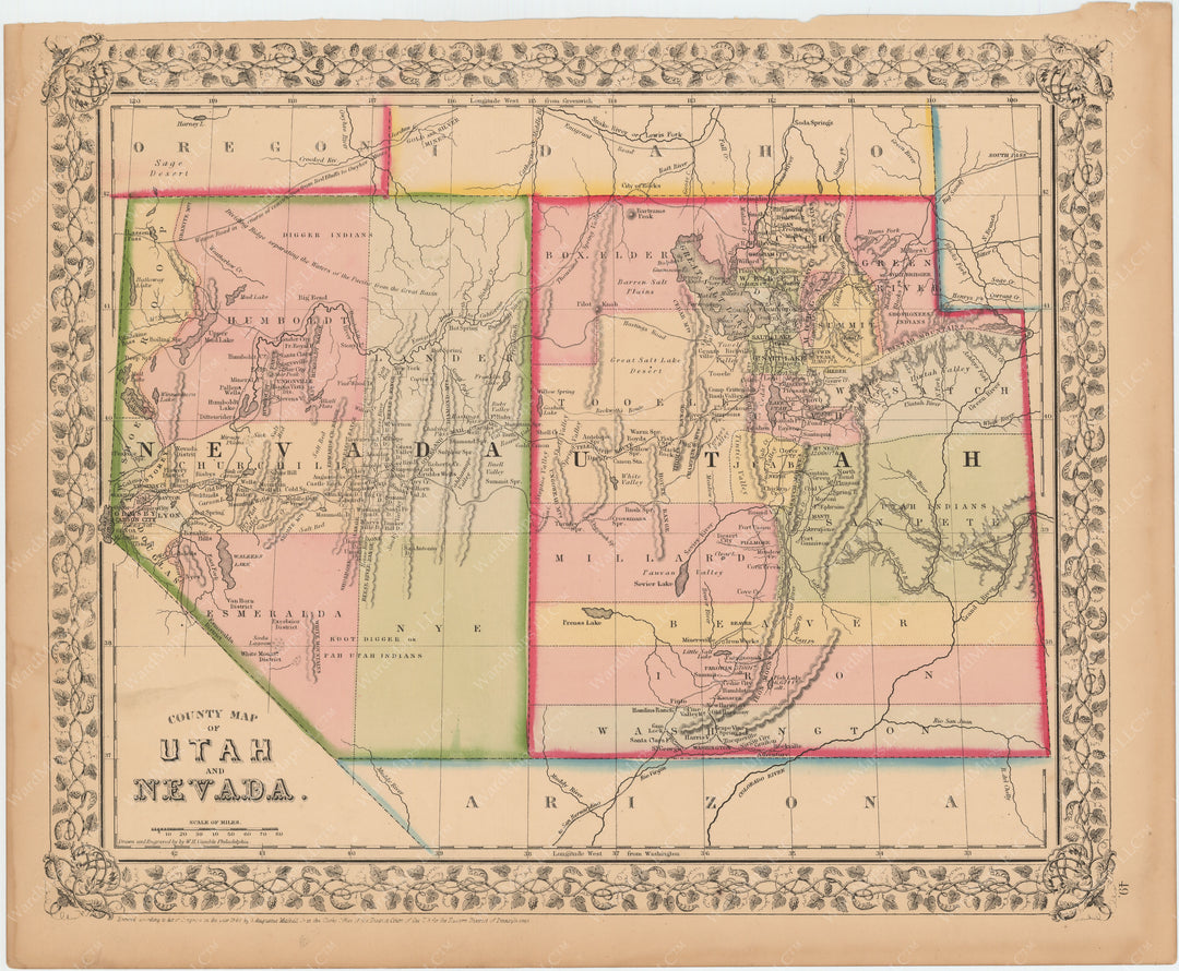 Nevada and Utah 1867