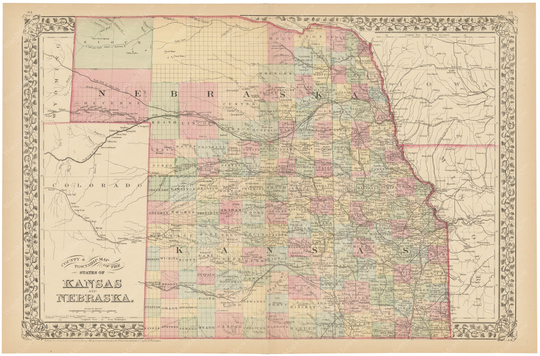 Kansas and Nebraska 1882