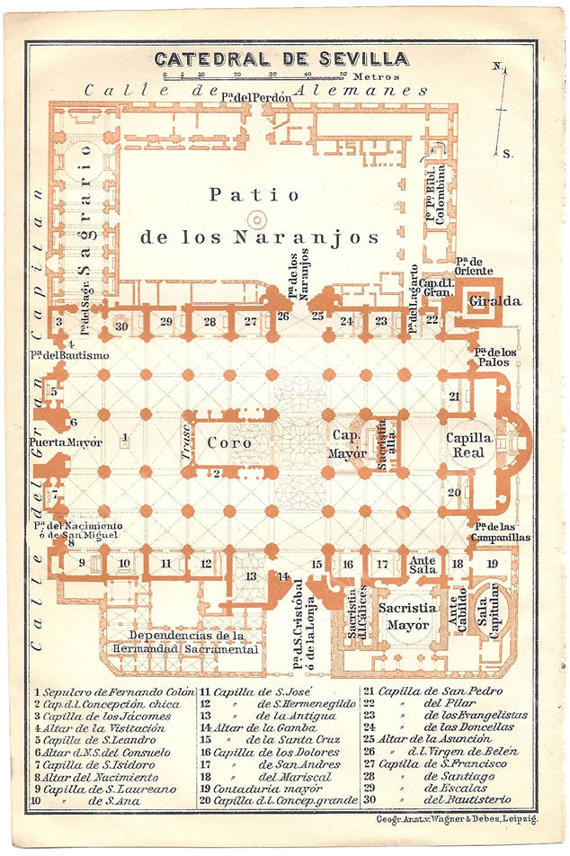 Seville Cathedral, Spain 1908