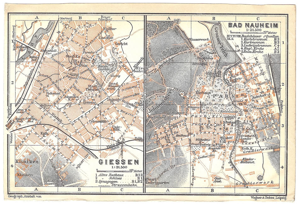 Bad Nauheim and Giessen, Germany 1913