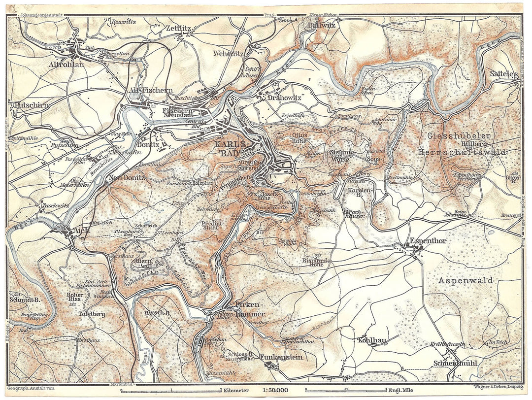 Karlsbad (Karlovy Vary), Czech Republic 1905