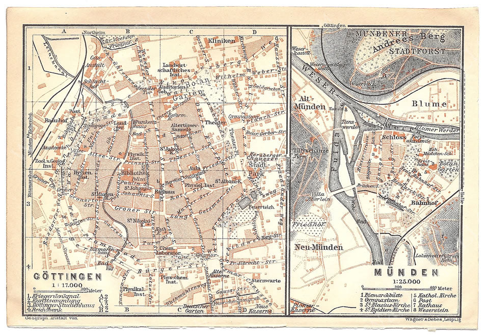 Gottingen and Munden, Germany 1913