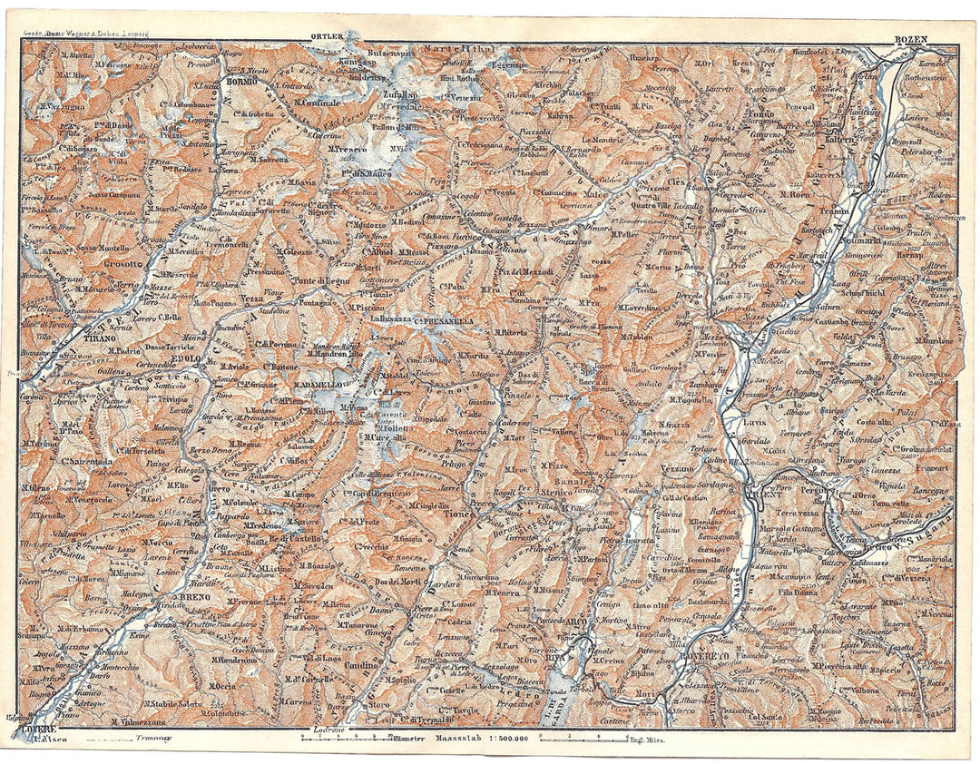 Trentino Province (Central Part), Italy 1905