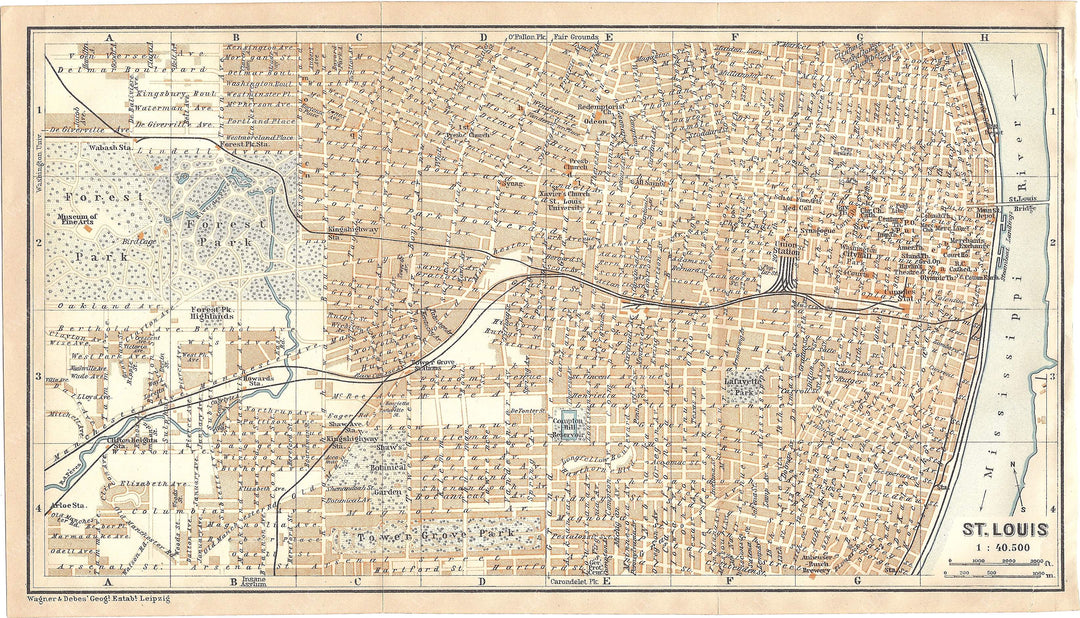Saint Louis, Missouri 1909